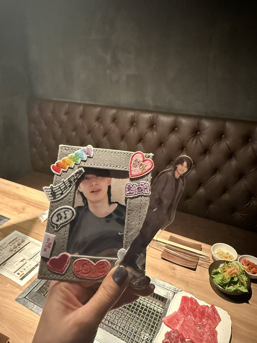 marimari11119's tweet photo. 今日は裕大くんが行ってた焼肉屋さんに
行って来たよ🩵
裕大くん達が座ってた席をリクエストして
昼から美味しい焼肉を満喫して来ました！

レバーブリアンもりんごのジェラートも
めっちゃ美味しかった😋💕

そして夜はやっぱりビール🍺✨
暑かったからうまー(´ڡ`♡)かった！

#豊田裕大 https://t.co/Oy7DgZ8uHF