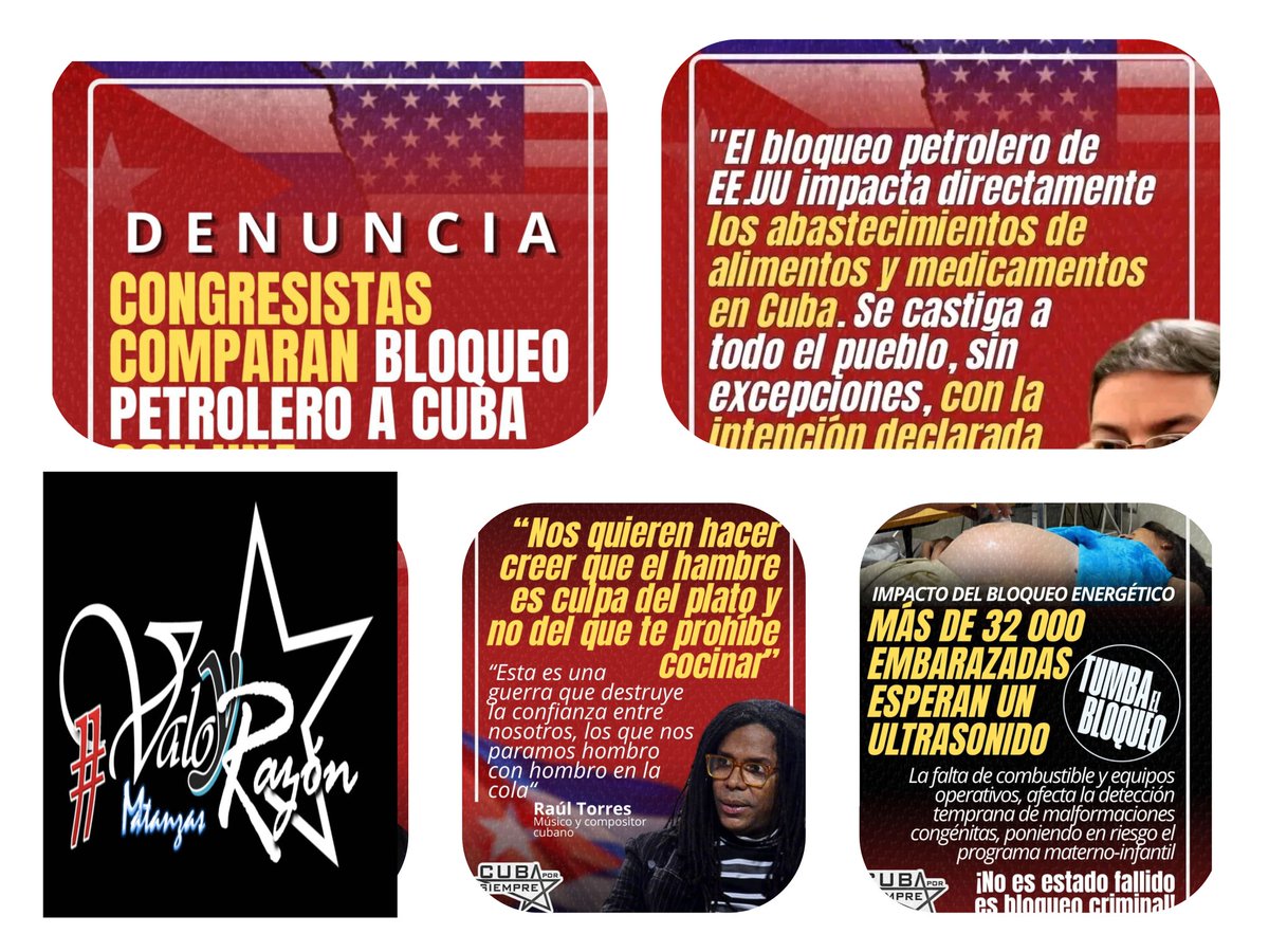 ValorRazon's tweet photo. El bloqueo de EE.UU. no es una sanción política abstracta: es un castigo colectivo que está costando vidas inocentes. La tasa de mortalidad infantil en Cuba se ha más que duplicado . La tasa de supervivencia de niños con cáncer ha caído  al 65% .
#TumbaEloqueo 
#ValorYRazón https://t.co/WgIOHrkuQl