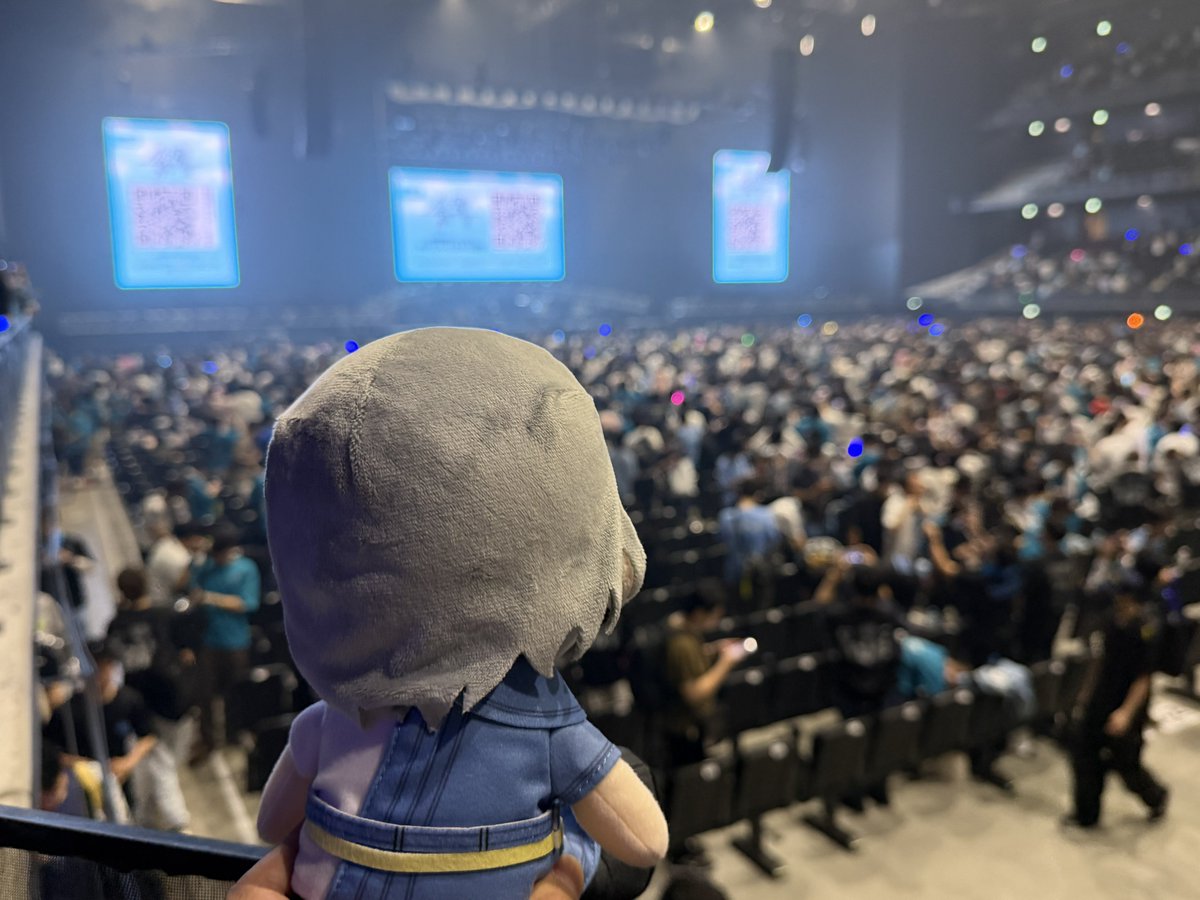 nymphy_tw's tweet photo. #つなぎ目の向こうに_DAY2 
Day2も楽しかったー！
昨日の迷路日々といい今日の孤壊牢といい、入りのアレンジ曲すごく良い、ライブ始まるってテンションになる！
ましょましょ証命讃歌のコンボは今日も最強だったし幕間後の残痕字がすごく沁みた。
MC羊宮ちゃんは今日も天才。そして音一会最後に来て感動😭MyGO!!!!!に出会った頃のトリ曲なんで思い入れがね😭
さて、騒混出を回収しに神戸検討かな？