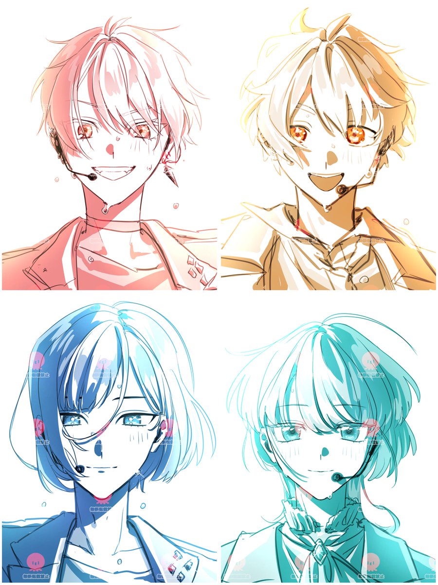 Na_NIKOREE's tweet photo. 最近(？)の絵です🎶 https://t.co/JthEoKqdX9