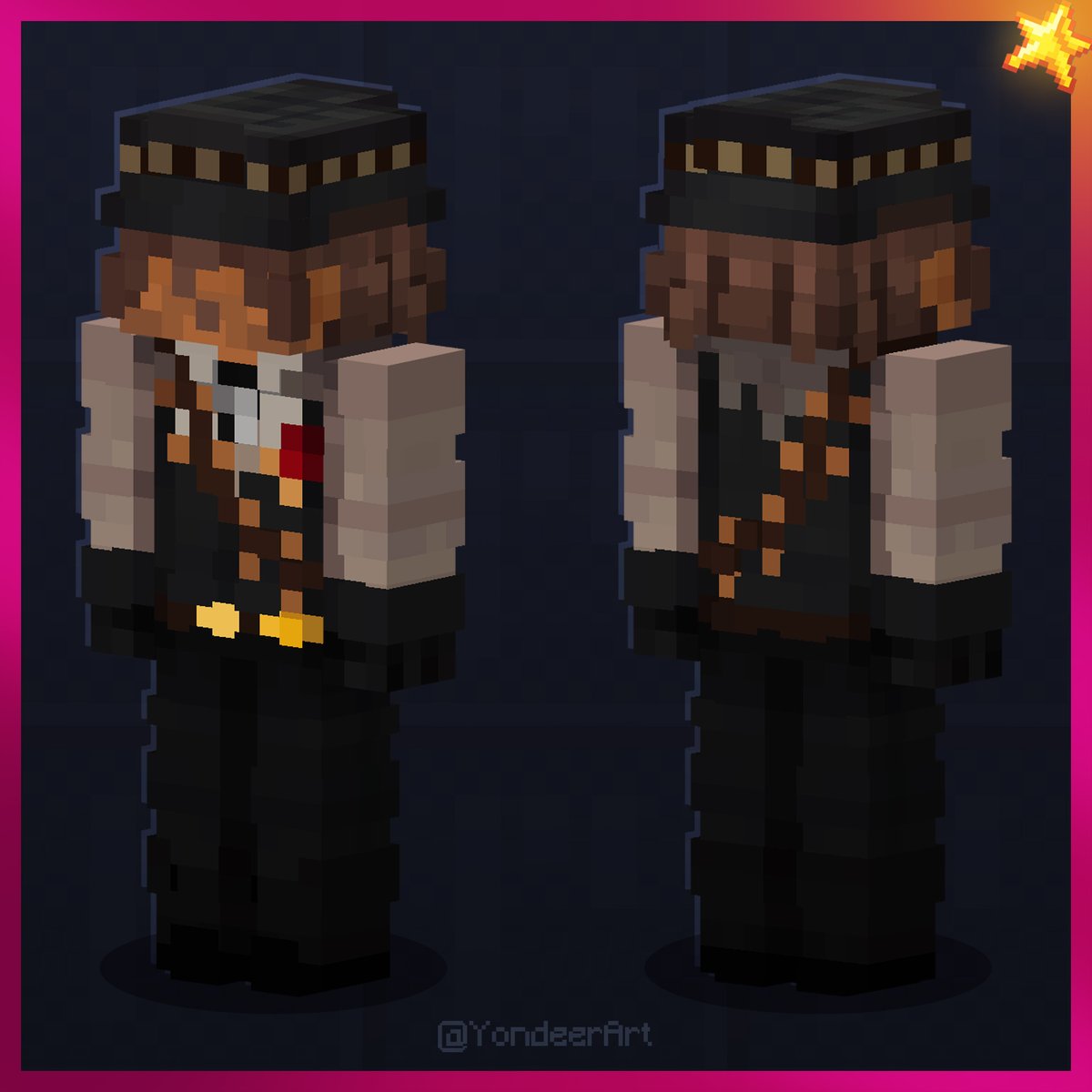 YondeerArt's tweet photo. • Custom Minecraft Skin Commission • 

🔁 Are appreciated!

 iverr: https://t.co/eWP8CiCDFx

#minecraftart #minecraft #minecraftskin #blockbench #pixelartㅤㅤㅤㅤ https://t.co/8xPvwfXm2l