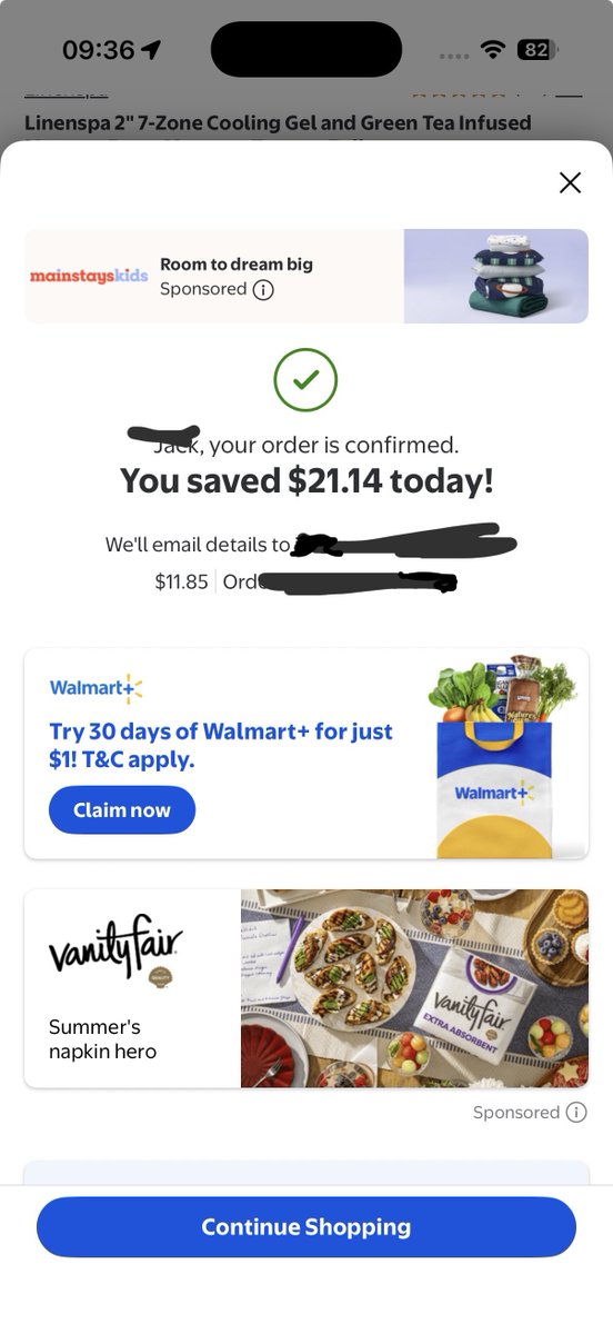 jackgame281's tweet photo. @GlitchedDeals I usually don’t do these but I was in need for a new mattress topper, thanks dude https://t.co/eTQIvtL1Qo