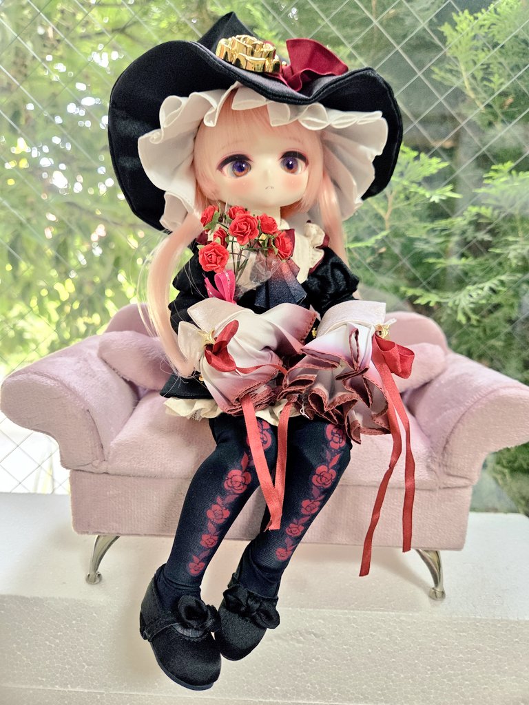 sin_etoh's tweet photo. #TinyFox 
縁あってクローソーンちゃんをお迎えしました🌹
嫁氏のフローラちゃんと。やっぱり並べたくなる2人ですね！ https://t.co/nbL0yVA16B
