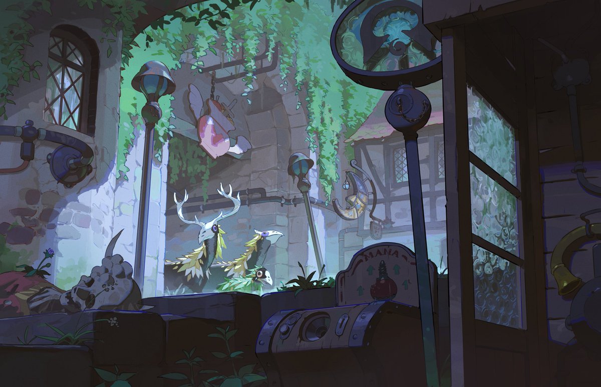 timbougami's tweet photo. A snippet of the kind of world in which Lena the bunny girl lives. https://t.co/YVeOHRujwz