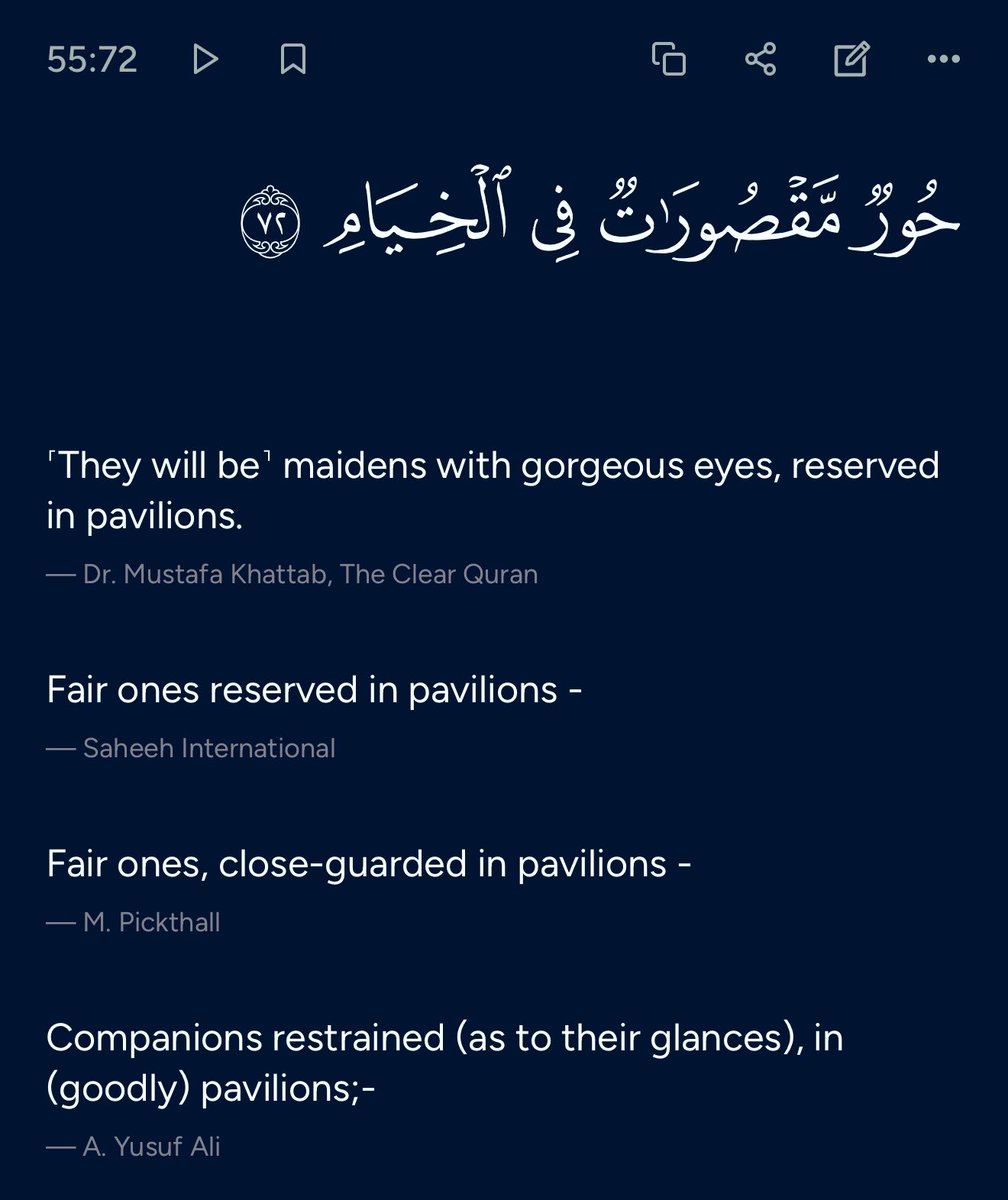 BrotherRasheed's tweet photo. Allah and OnlyFans

Think about it.

If Allah promises those who become Muslims eternal sex, then goes on to describe those rewards in detail; their eyes, their virginity, their full breasts; what exactly is the difference in principle?

Is Allah running the biggest OnlyFans account in history, with the Qur’an serving as its promotional brochure?

If promising sexual rewards to attract followers is condemned in every other context, why should it be considered divine in this one?