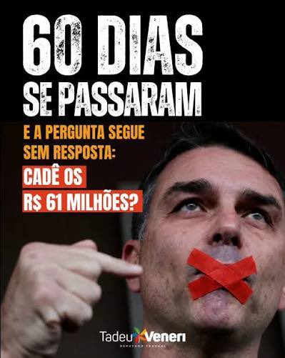 AD_SP_'s tweet photo. @FlavioBolsonaro Disfarça não larápio, cadê ⁉️ https://t.co/w3WI5pQsFC