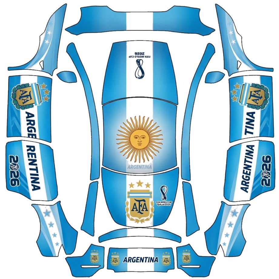 deepnlp_contact's tweet photo. @wavearounddsgns @alo_oficial @baltaleguizamon @Flexicar_es @YPFoficial Hi @wavearounddsgns . Your Project 91 schemes design looks cool! Would appreciate if you can also check out these Tesla car wrap World Cup theme designed by AI Agents. More on Craftsman Agent Gallery https://t.co/AE4MxQ0FMG https://t.co/J5wFSdI3HZ