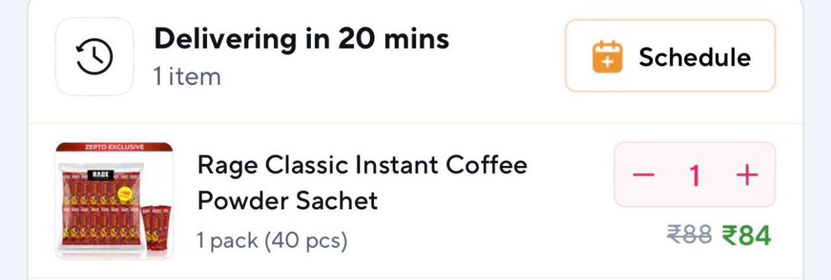 Tech_glareOffl's tweet photo. Zepto Exclusive at Rs.84 : https://t.co/MWSrCvzUqS

*Buy 2 Qnty For Free Delivery. https://t.co/sO1QWOequi