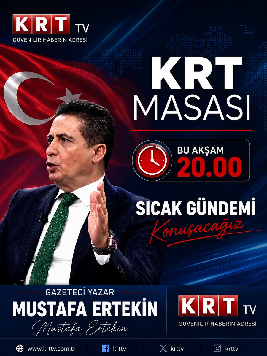 Mustafa_ertekin's tweet photo. Türkiye'nin gözü bu Akşam KRT de "Bomba" kulis ve şok açıklamalar ve CHP nin rotası.... #krt @KRTCANLI https://t.co/bHx5tKz5y7