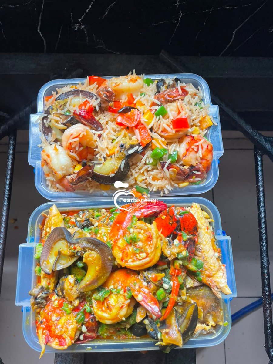 Pearlskitchen4's tweet photo. Seafood okra and seafood fried rice for a returning customer 
#pearlskitchen4 https://t.co/NZiEvEG4o4