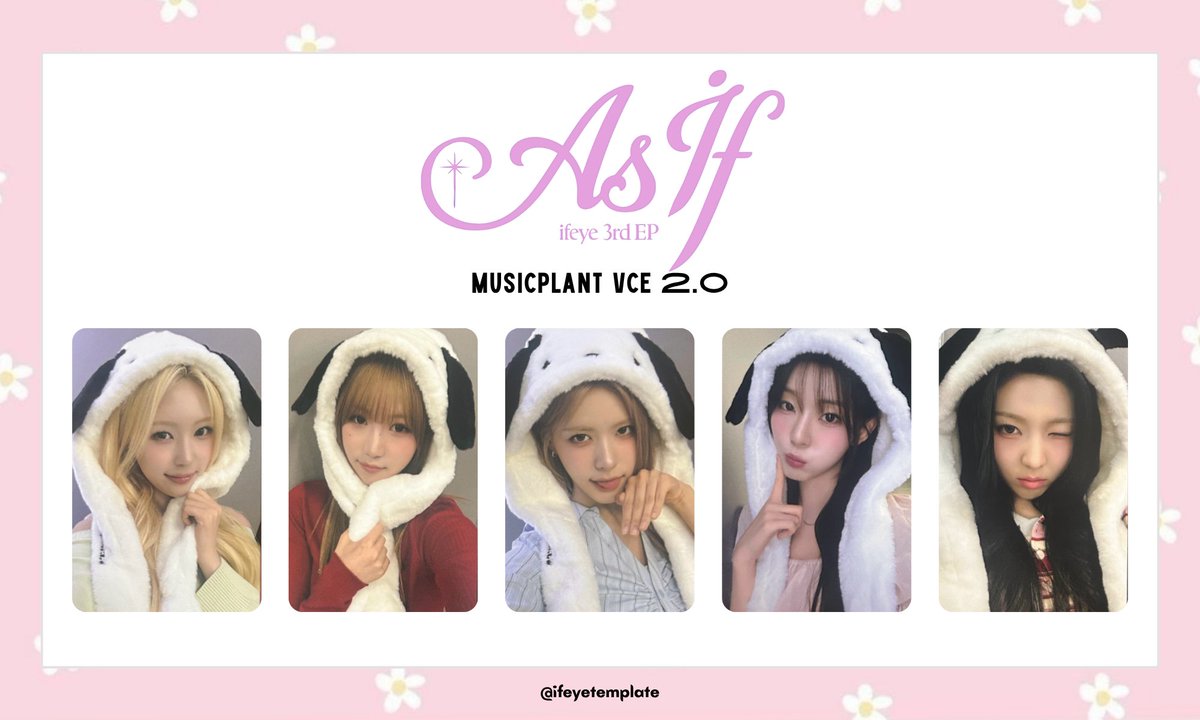 Ifeyetemplate's tweet photo. 💭🎀
ifeye 3rd EP [As if] 

MUSICPLANT vce 2.0

pc photo card templates photocard
이프아이 포카 포토카드 トレカ 一覧
#ifeye #이프아이 #As_if
#ifeyetemplate https://t.co/Irdz4sgmHA