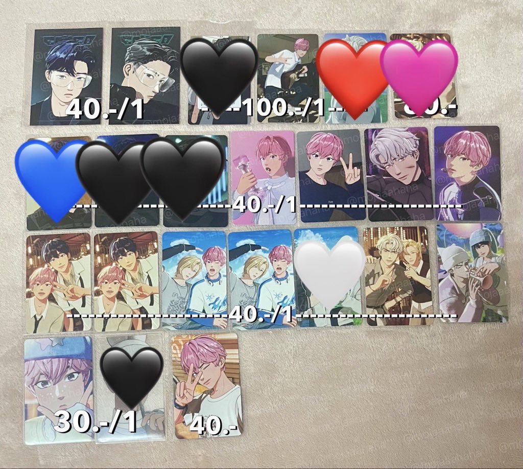 mojaaahaha's tweet photo. wts/พร้อมส่ง

📍ใบโนอาหกร้อนมีรอยทับการ์ด

📮ค่าส่ง 40 (พื้นที่พิเศษ+15)

 #ตลาดนัดplave เยจุน โนอา แบมบี้ อึนโฮ ฮามิน yejun noah bamby eunho hamin https://t.co/K4c2fPNmrQ