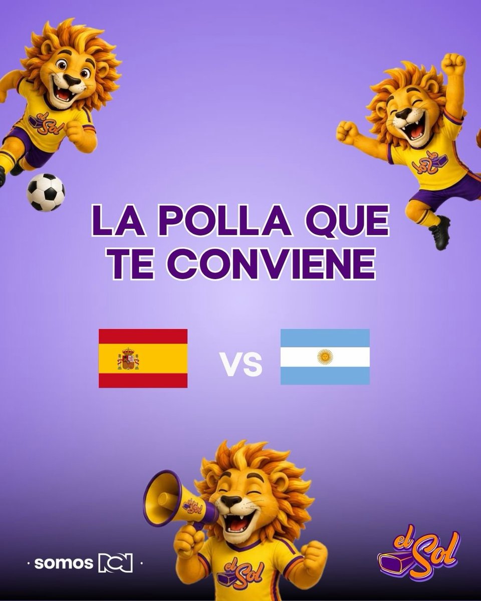 elsolcolombia's tweet photo. HOY ES LA GRAN FINAL ☀️ ¿cuál crees que será el resultado del partido de hoy? Deja tu marcador en los comentarios 💬

#elsol #fútbolRCN #HoyRespiroMundial https://t.co/CJHZZY4gw3