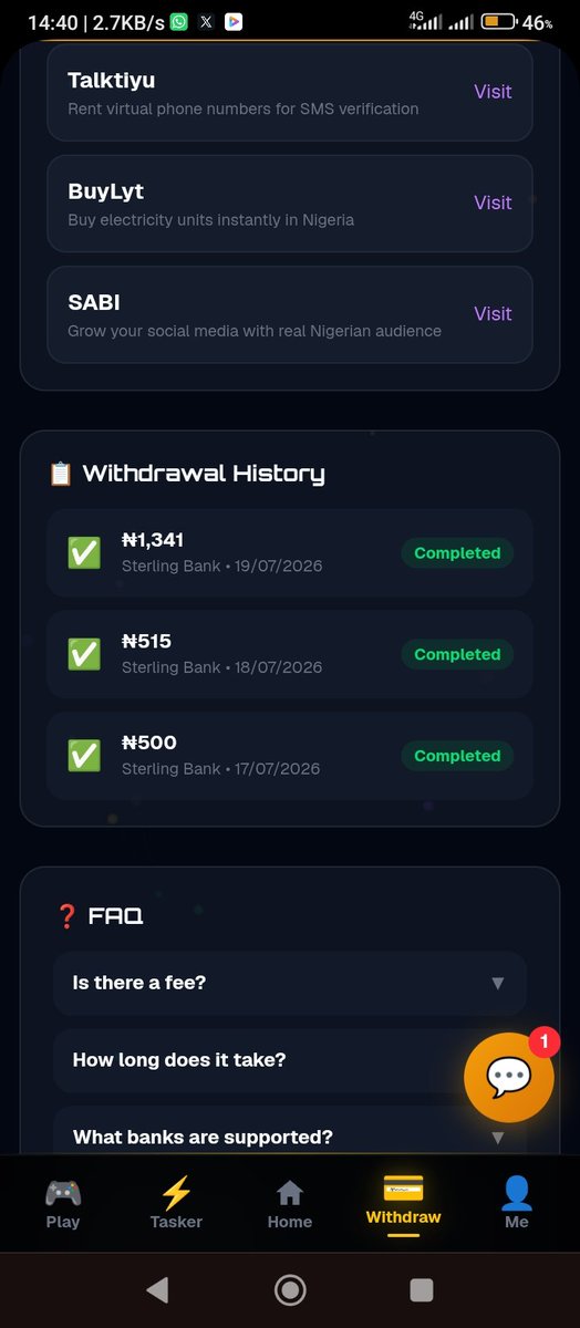 joycedbest0's tweet photo. In just two days of playing games and doing tasks in my free time, I have withdrawn this on Gamers360 
Join FREE- no deposit, no referral just free to join
https://t.co/H7mXrasWrU https://t.co/DyklSvA760