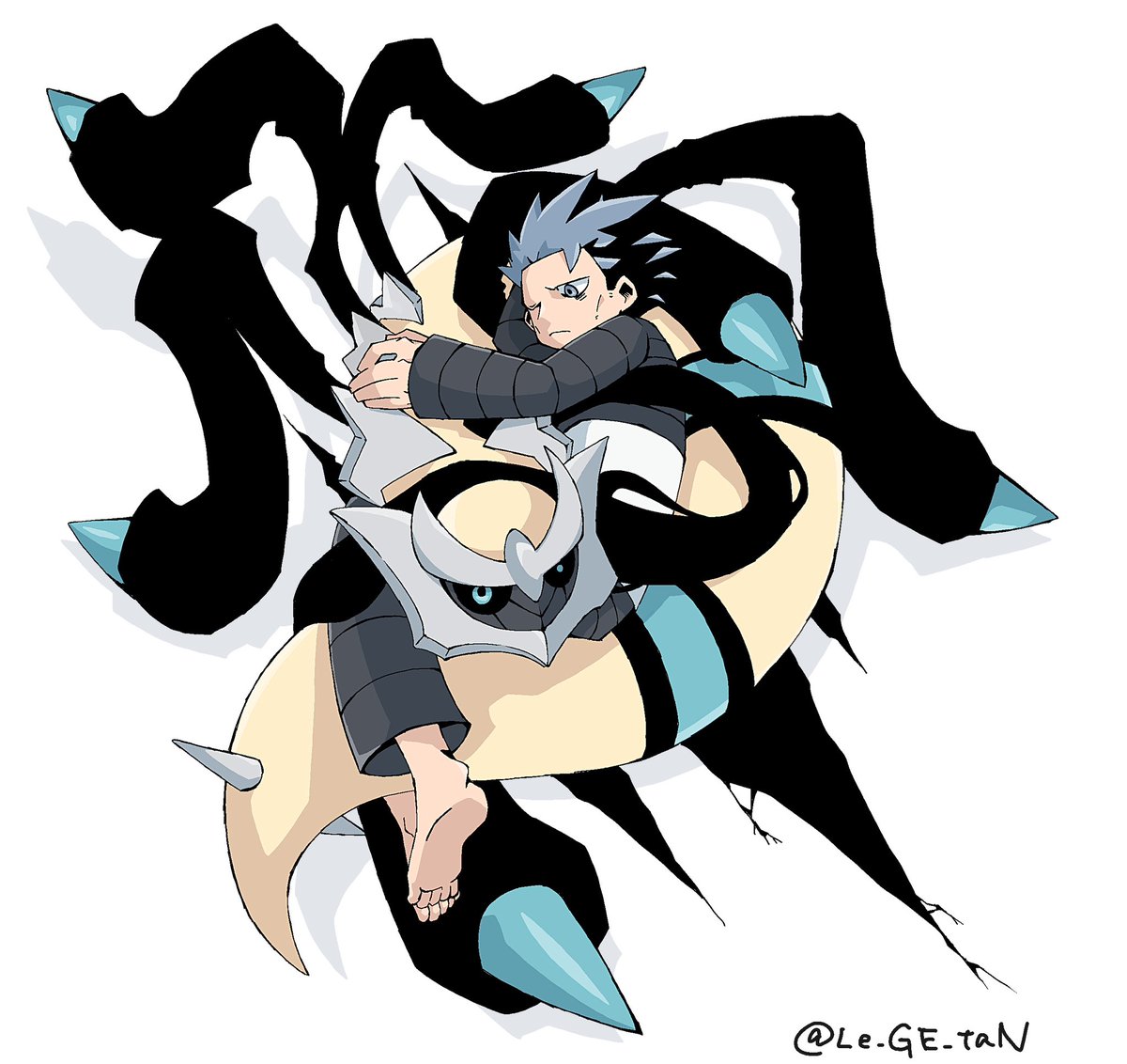 Le_GE_taN's tweet photo. クッションの広告がギラア力にしか見えなかった絵。 https://t.co/GHzv981XYm