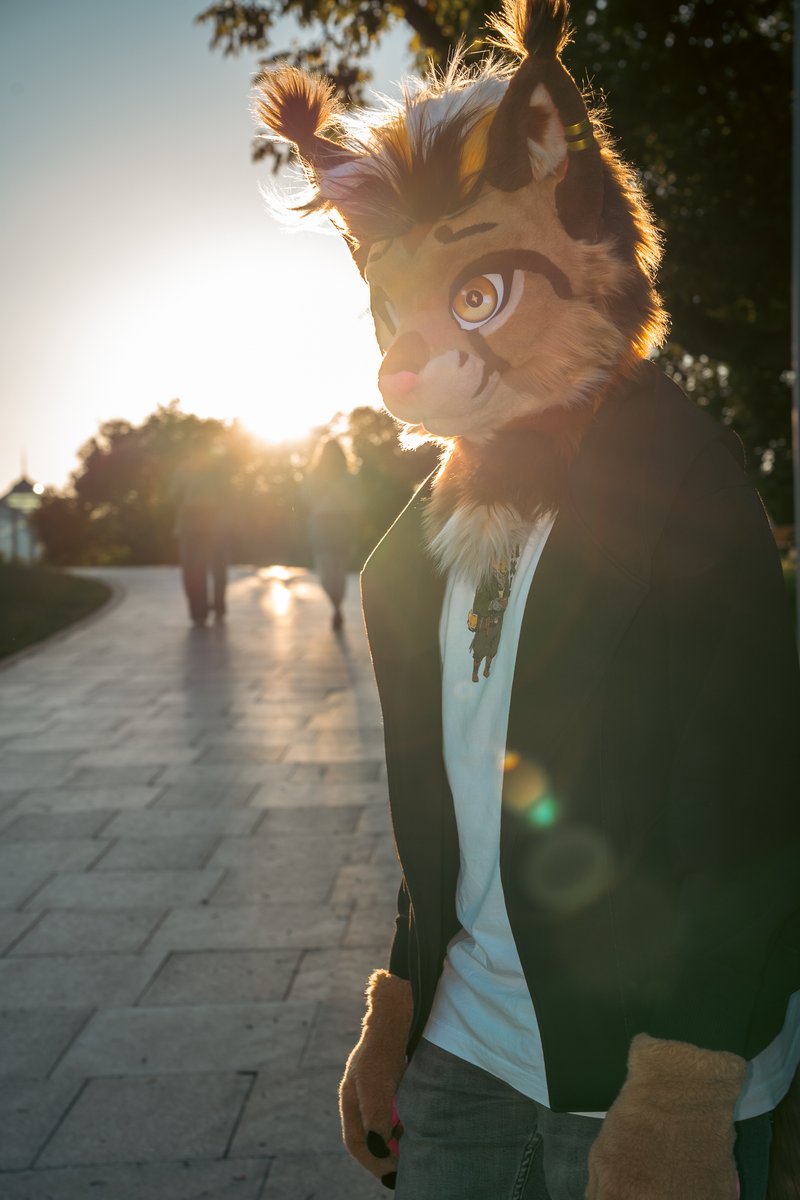CoTJiit's tweet photo. Every sunset feels brighter when shared with "toxic" 🟩 racoon 😅

🦝: @CuteRaccoo
📸: @kobrre
#furry #fursuit #FursuitEveryday https://t.co/3mQOKPJ3Lt