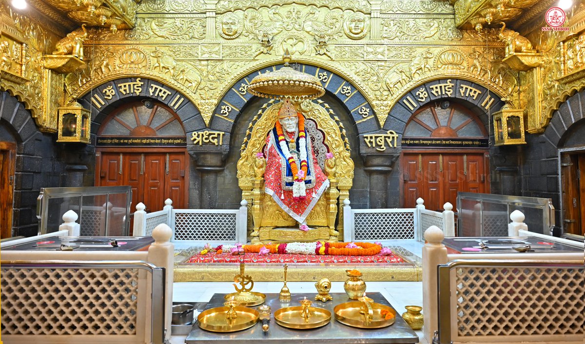 SSSTShirdi's tweet photo. *!! ॐ साई राम !!*
*श्री साईबाबा संस्थान विश्वस्त व्यवस्था,शिर्डी*
*!! ॐ Sai Ram !!*
*Shri Saibaba Sansthan Trust, Shirdi*
≈≈≈≈≈≈≈≈≈≈≈≈≈≈≈≈≈ 
*आरती : धुपारती*
*रविवार १९ जुलै २०२६*  
*Aarti :-Dhooparti*
*Sunday 19 July 2026* https://t.co/38NbtrGZPD