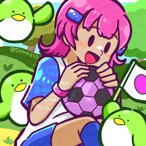 skmkz10's tweet photo. リズム天国のシュート練習⚽️ソラちゃんと小鳥ちゃんたち！シュート決まったら気持ちいい！ https://t.co/fGt5sFSRu8