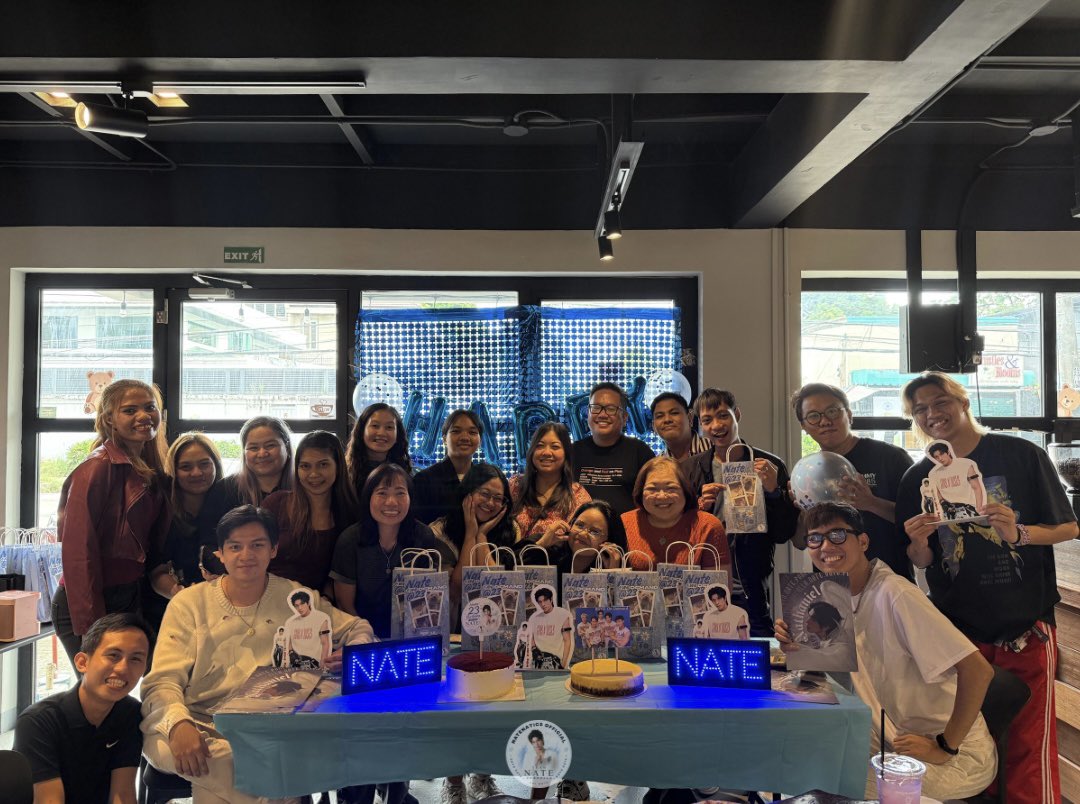 Natenatics2015's tweet photo. From the bottom of our hearts, thank you to everyone who joined us for BGYO NATE ON DEMAND AT 23: A Cup Sleeve Event 💙

Your love, energy, and unwavering support made this celebration truly unforgettable. Every smile, conversation, shared moment, and memory created reminded us why this fandom feels like home 🏠

To everyone who attended, volunteered, supported from afar, and helped make this event possible—thank you for celebrating with us and for making Nate's special day even more meaningful 🫂

Here's to more milestones, memories, celebrations together. See you on the next one! 🥂

BGYO NATE DAY TAKEOVER
#NateOnDemandAt23 #BGYO #BGYO_Nate @bgyo_ph @BGYO_Nate