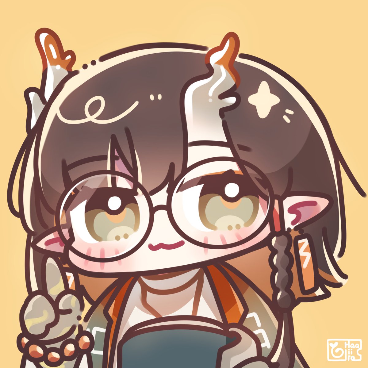 haaiiro_'s tweet photo. ☝️👀 #Arknights #アークナイツ https://t.co/lexBASoZNN