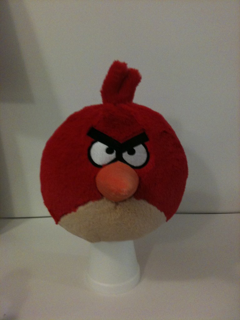 OddABFacts's tweet photo. The very first Angry Birds plush toy sample, made by Commonwealth Toy and Novelty. Dated July 12, 2010. https://t.co/wdfwT8mGHj