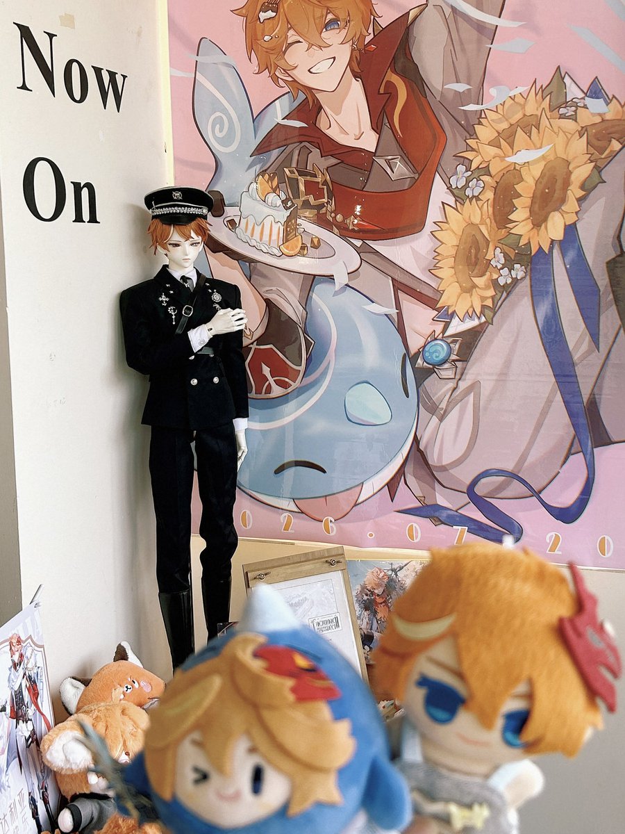 imahuang's tweet photo. TODAY HAPPY TIME in the Happy Birthday Cafe for Tartaglia🥰🩵🩵🩵🩵🩵#Tartaglia https://t.co/OCeCALTTC8