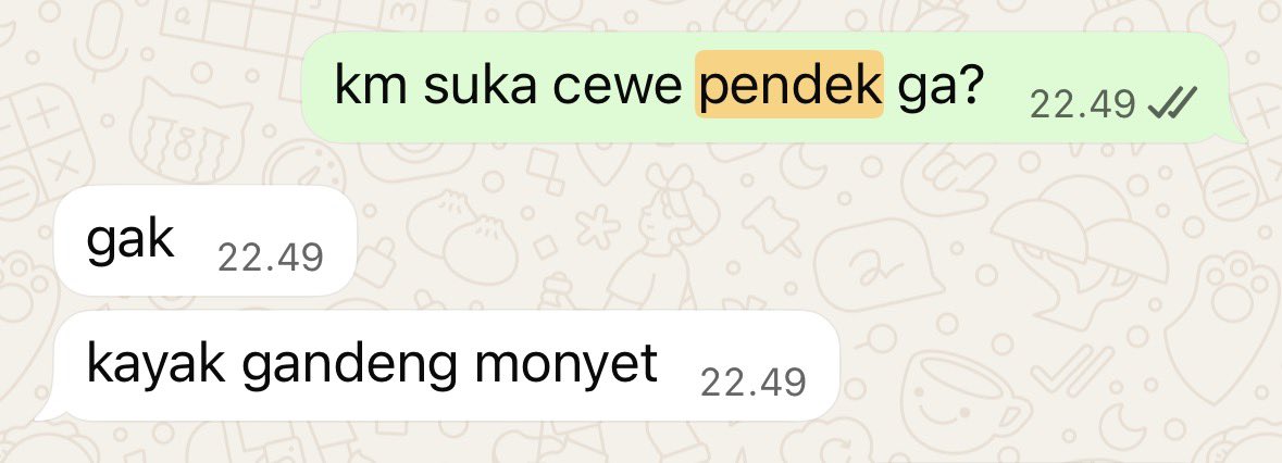 babynaatu's tweet photo. jadi inget temenku yg gasuka cewe pendek karna ini😭 https://t.co/LH2fxOjbxL