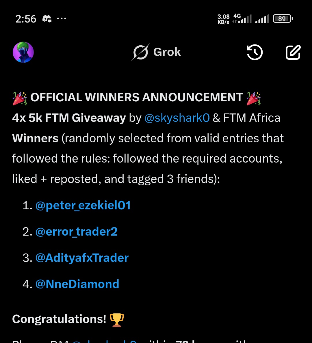 skyshark0's tweet photo. Congratulations to the winners of @FTMarketslive  register on their website and send me your emails via DM to claim your rewards 

@peter_ezekiel01
@error_trader2
@AdityafxTrader
@NneDiamond https://t.co/aG2QBnl3XY