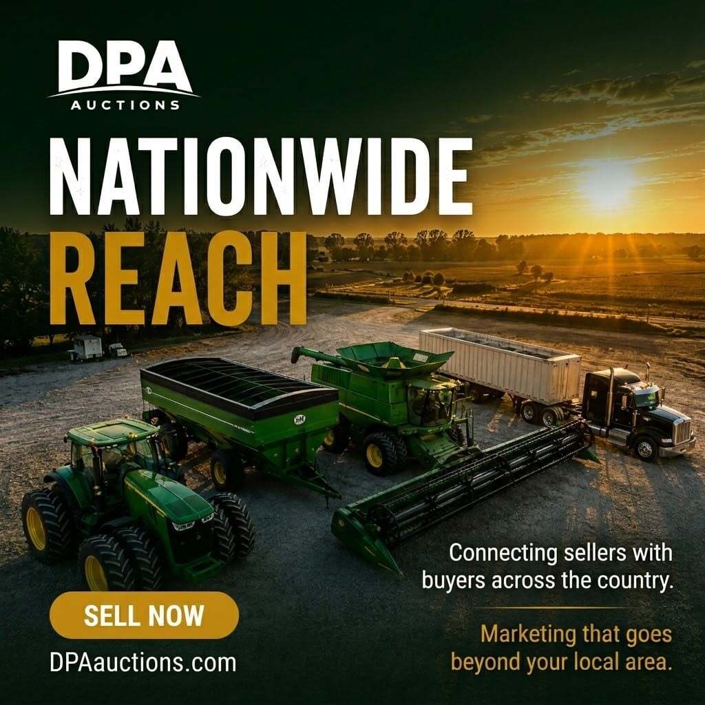 DPAauctions's tweet photo. Your buyers aren't always down the road. DPA markets equipment across the country, helping sellers reach more qualified buyers and stronger competition. The right buyer could be hundreds of miles away. #DPAAuctions #NationwideMarketing https://t.co/WISxcb0G1N https://t.co/1djbUXpzuI