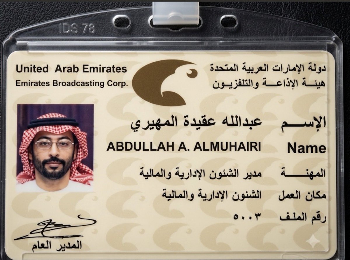 عبدالله عقيدة علي المهيري tweet media