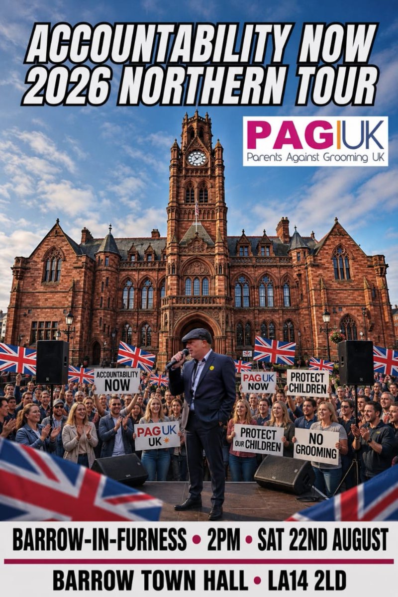 HoodedClaw1974's tweet photo. Sat 22nd August 2pm, Barrow Town Hall. See you all there.

 Please repost.🇬🇧 https://t.co/TbHLX8I4cu