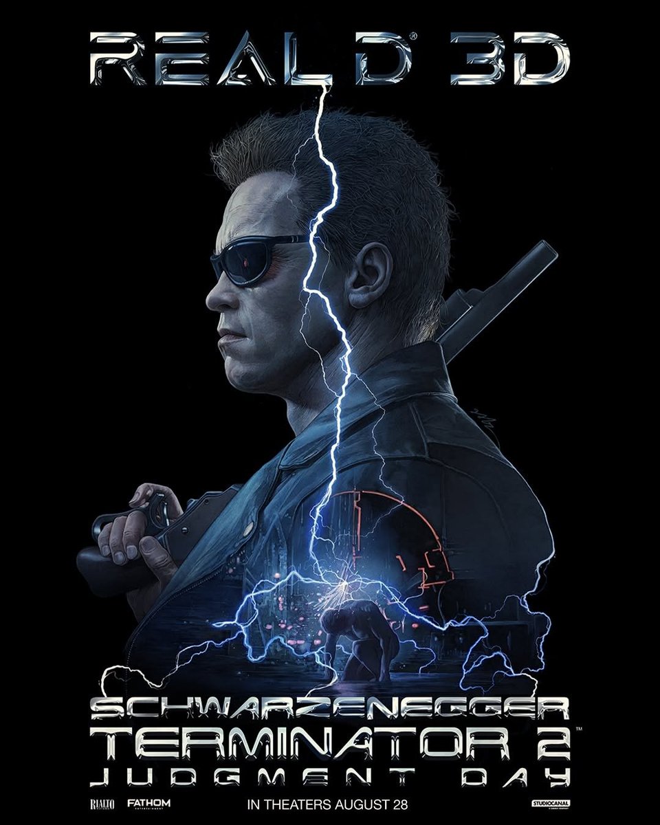 BreakingViews4u's tweet photo. new posters for the 35th anniversary re-release of #Terminator2JudgmentDay
#ArnoldSchwarzenegger
#JamesCameron
#Terminator2 #4DX #reald3d #reald https://t.co/cOlT2vui3w