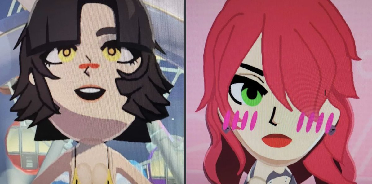 LuciusFangs's tweet photo. I finally beat Dreamcutter made by @DreamcutterGame Thank you for the amazing game💜I've grown so attached to the characters I added them to my tomodachi life Sangria is still a w.i.p https://t.co/nALCmBxoNE