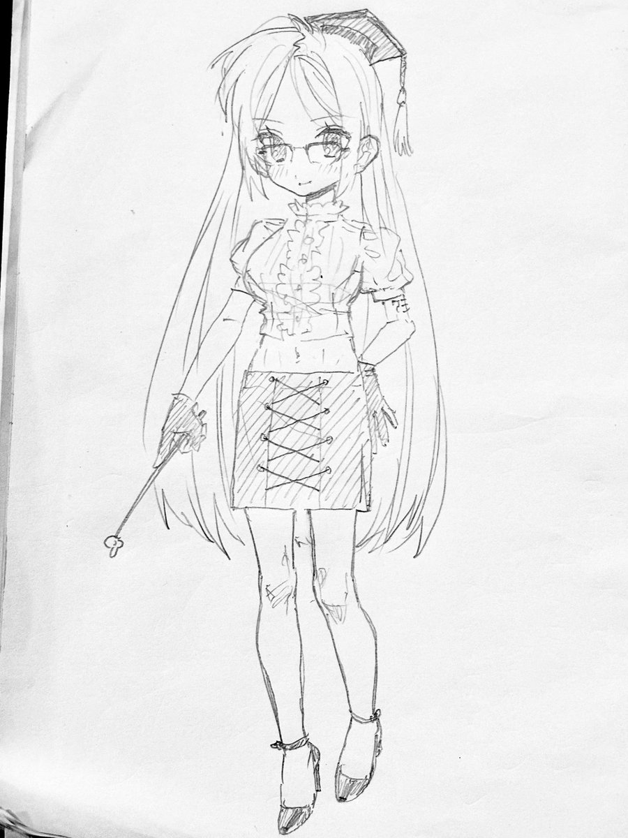 bienhime's tweet photo. ボイボ寮のかわいい6歳児オネェ先生
#波音リツ　#らくがき https://t.co/K4ubRSF0L9