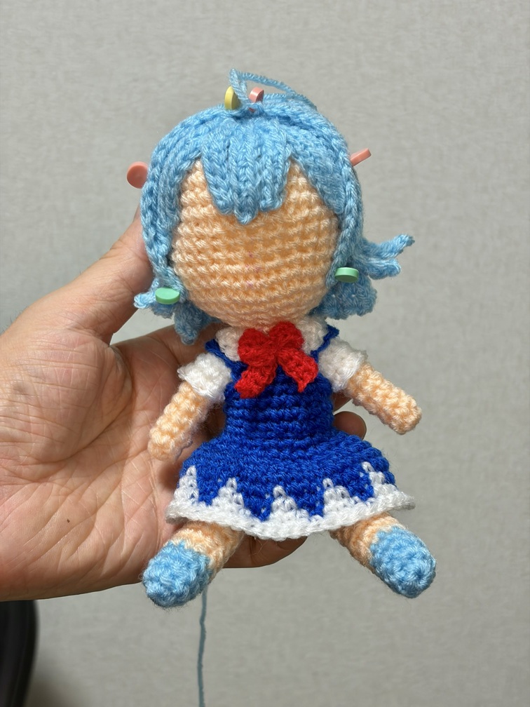 ankou_senpai's tweet photo. けっこう進んだ
残るは目と羽とリボン https://t.co/pbisvUYVh1