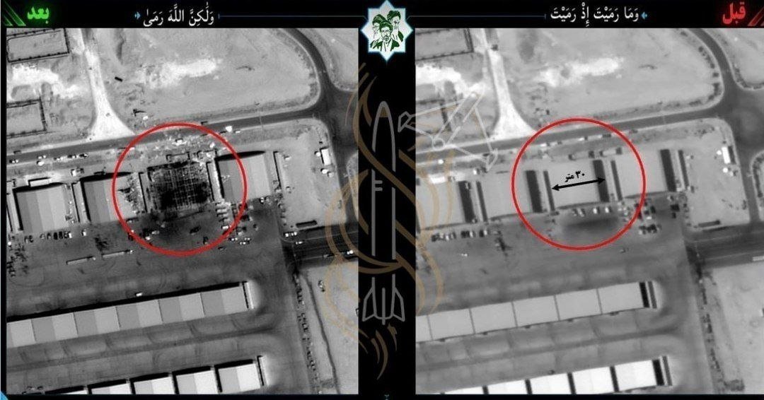 Dara_Defense's tweet photo. شیلتر نابود شده در پایگاه هوایی اردن. https://t.co/eNBR874d5z