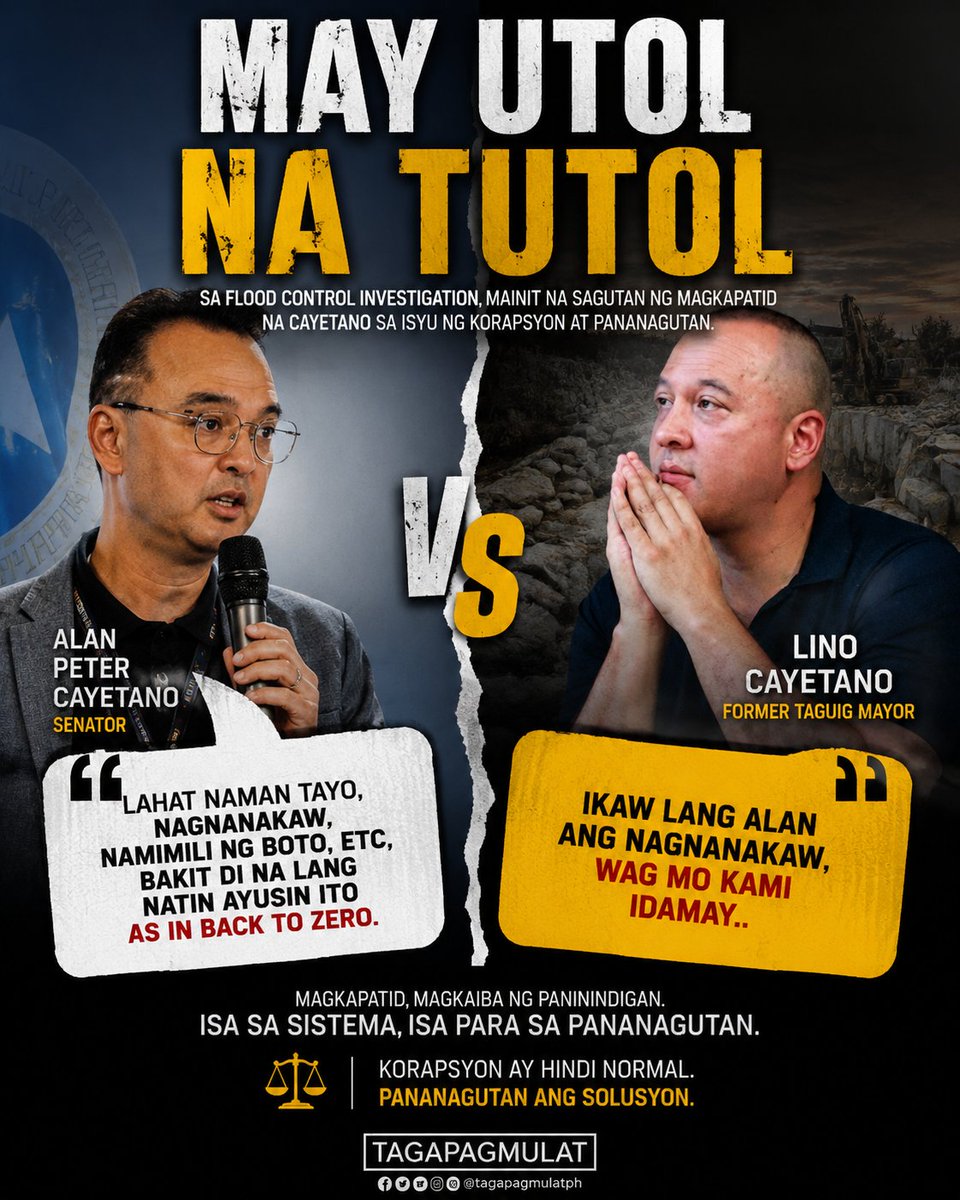 tagapagmulat's tweet photo. I seem to recall that during the flood control investigation, Alan Peter Cayetano suggested that corruption and vote-buying were widespread and proposed a "back to zero" approach. https://t.co/s9OfFeJwB3