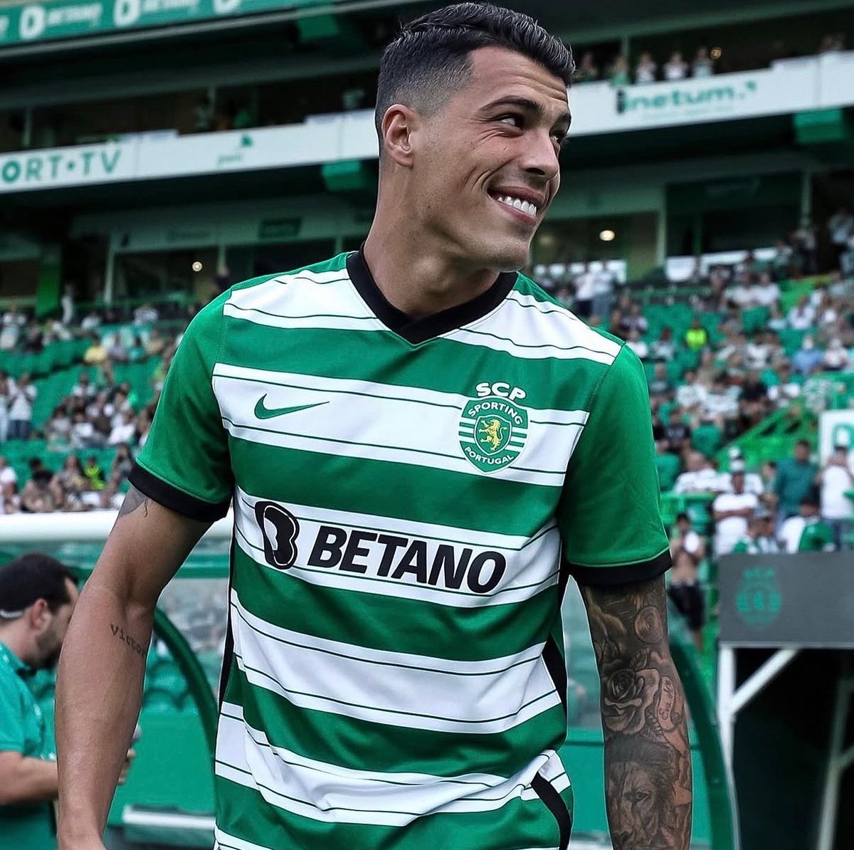 Sporting_CPAdep's tweet photo. Boa sorte para hoje, Leão! 🙌🏼🟢🇪🇸 https://t.co/737KgPrJax