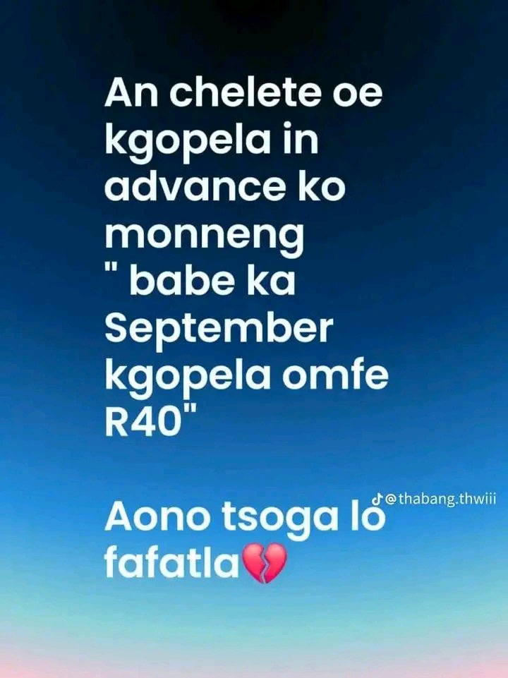 MolangoaneM's tweet photo. Mowe Pitoria ya kwagala https://t.co/CzeGpSntXf
