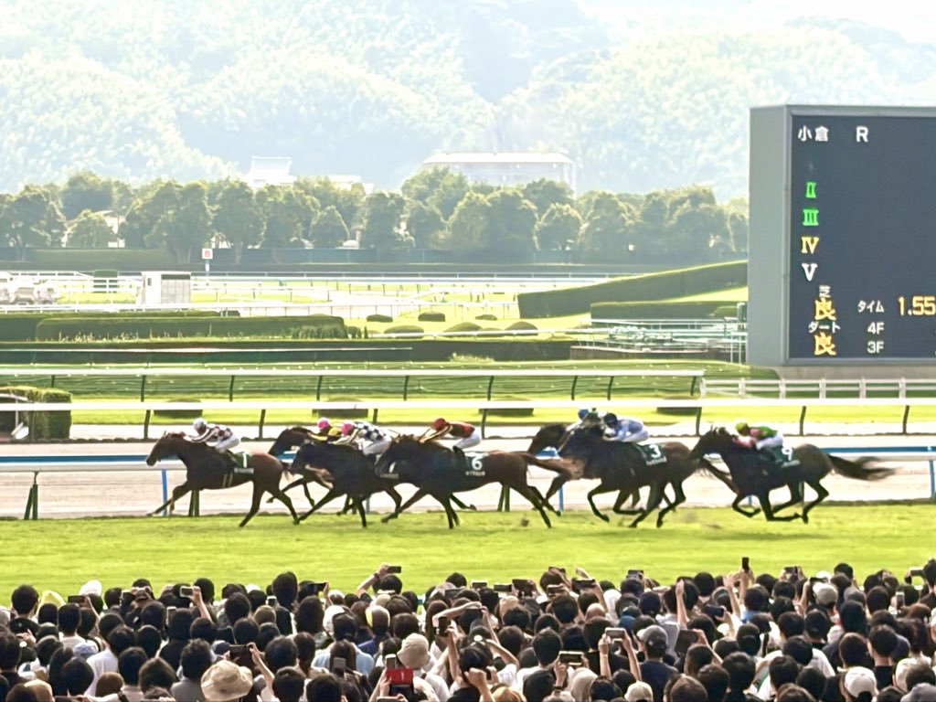 Pacchi_no_game's tweet photo. 人すごかった！！小倉競馬場✨ https://t.co/pBItVJUeND