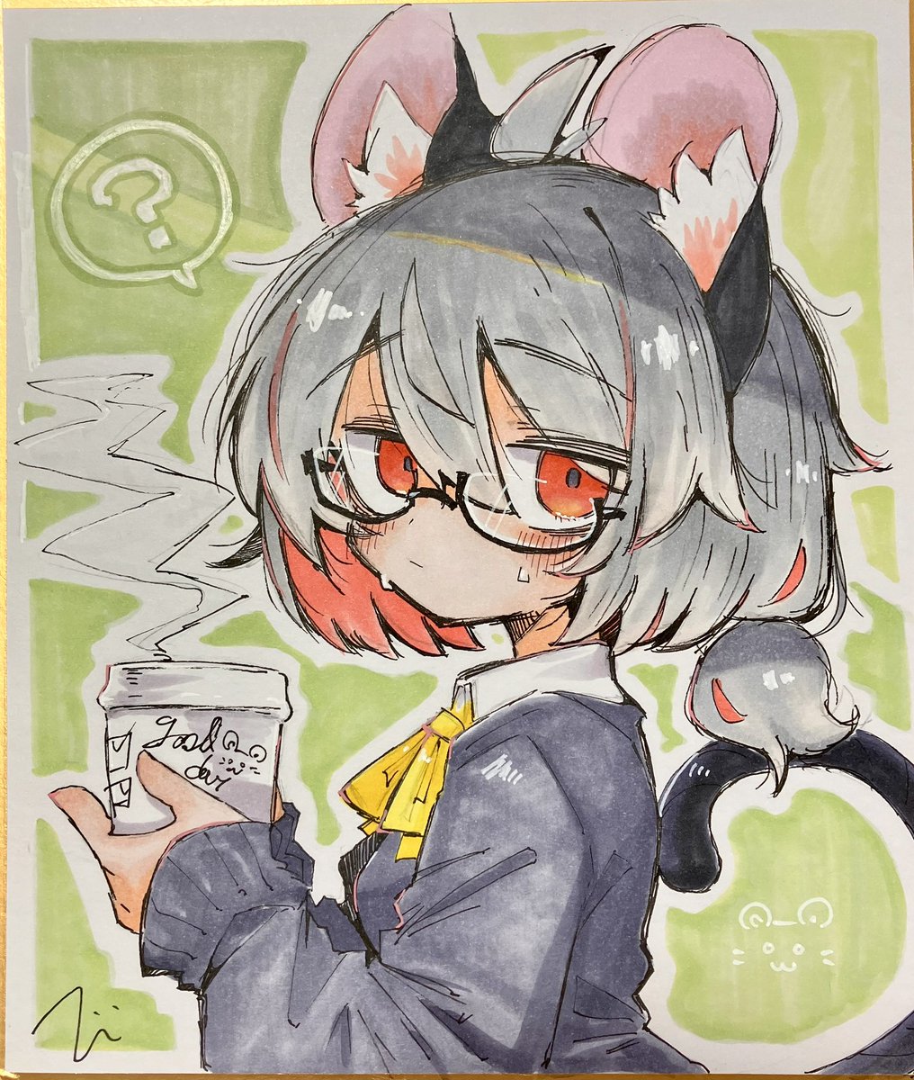 deal360acv's tweet photo. 色紙4。新刊のセルフオマージュ？って感じです https://t.co/rVtAeJAM1d