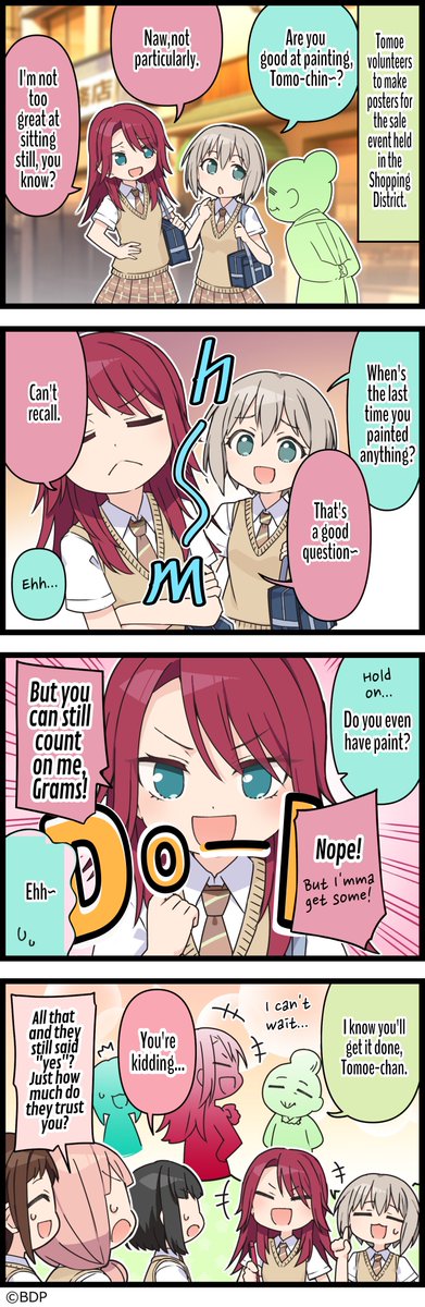 shiromoca_cafe's tweet photo. More! Girls' Band Life 4-koma #465 "Unshakeable Faith"✨

https://t.co/1iHoss6DHO https://t.co/HXUdQZokAz