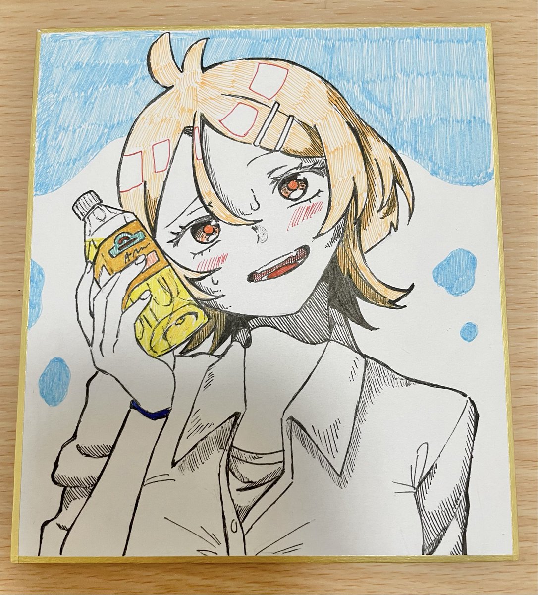 Gouka135's tweet photo. オリジナルの女の子完成！
夏っぽい雰囲気出たかな☺️

こちらもBOOTHで出品中です。 https://t.co/P5iguFgtQI