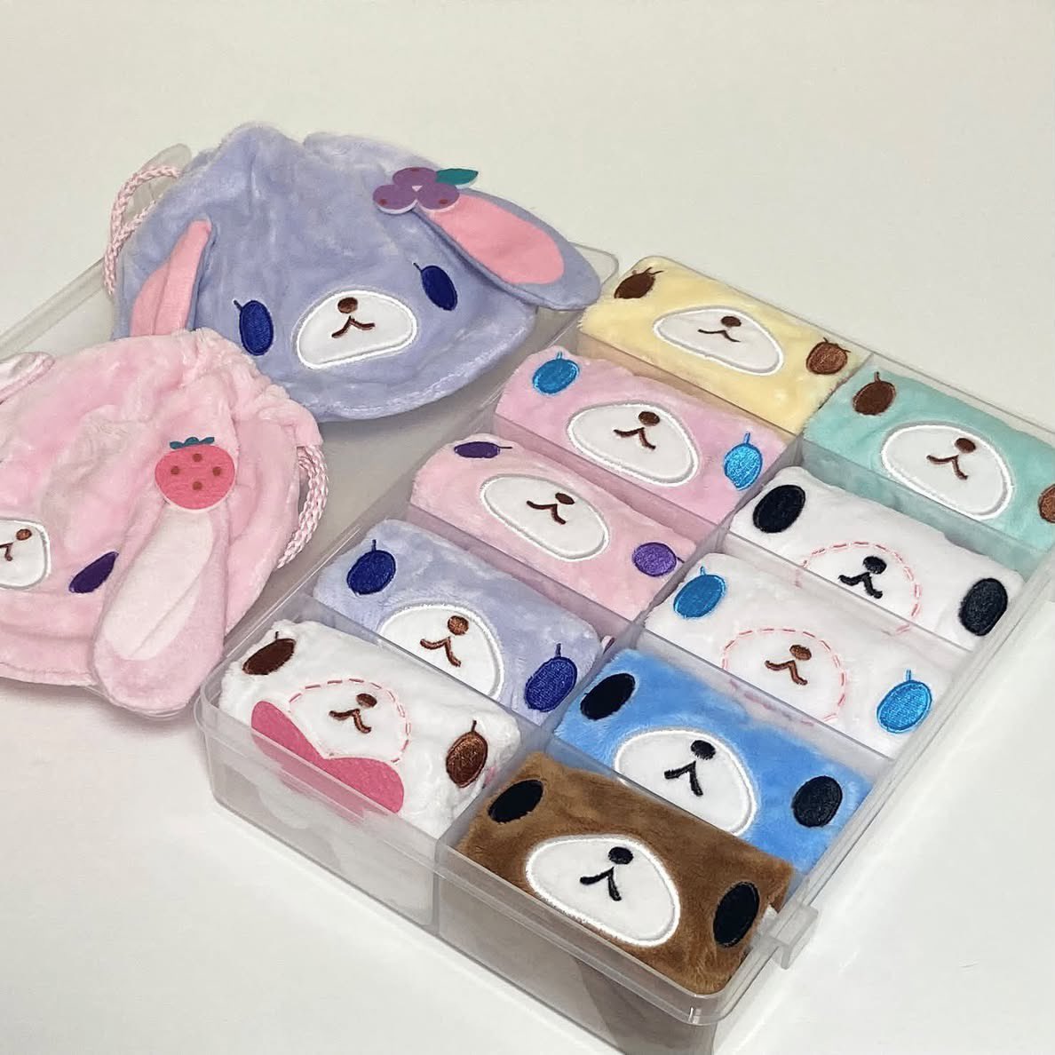 bbublequm's tweet photo. Sugarbunnies pouch 
สุ่มละ 290฿ preorder ♡  ไม่มีไข่น้า https://t.co/vj6qmIn9h8