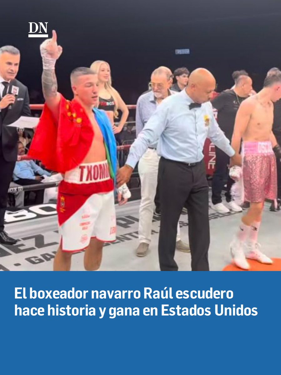 DN_deportes's tweet photo. El boxeador navarro Raúl escudero hace historia y gana en Estados Unidos https://t.co/l12HV1W9QE https://t.co/h2qYBBUeCr