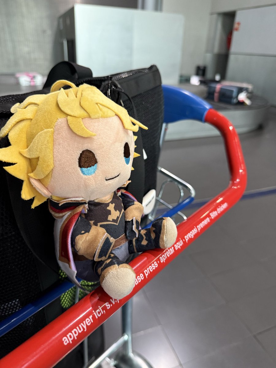 tommy883twf's tweet photo. シエテくんの写真あげれてなかったので
フランスに着いた時のシエテくん🇫🇷
荷物を待っちゃったり🧳 https://t.co/kv5doBOvrj
