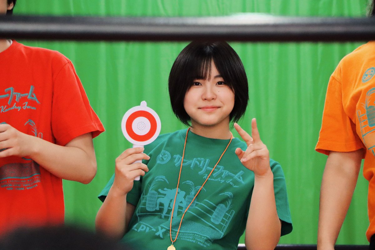 yasuiku2's tweet photo. 2026.7.19 #LLPW_X  「道場スパーリングイベント ～わかな〜

本日はクイズ出題役のあむ選手🎤
わかな選手が考えたクイズに加え、自身にまつわる問題も出題😊
復帰したら「クイズ王あむ」として、先輩たちからフォールを奪っちゃってください💪🤭

#藤原あむ
#LLPW_Xテッペンとるぞ計画 https://t.co/xc1HljYLvn