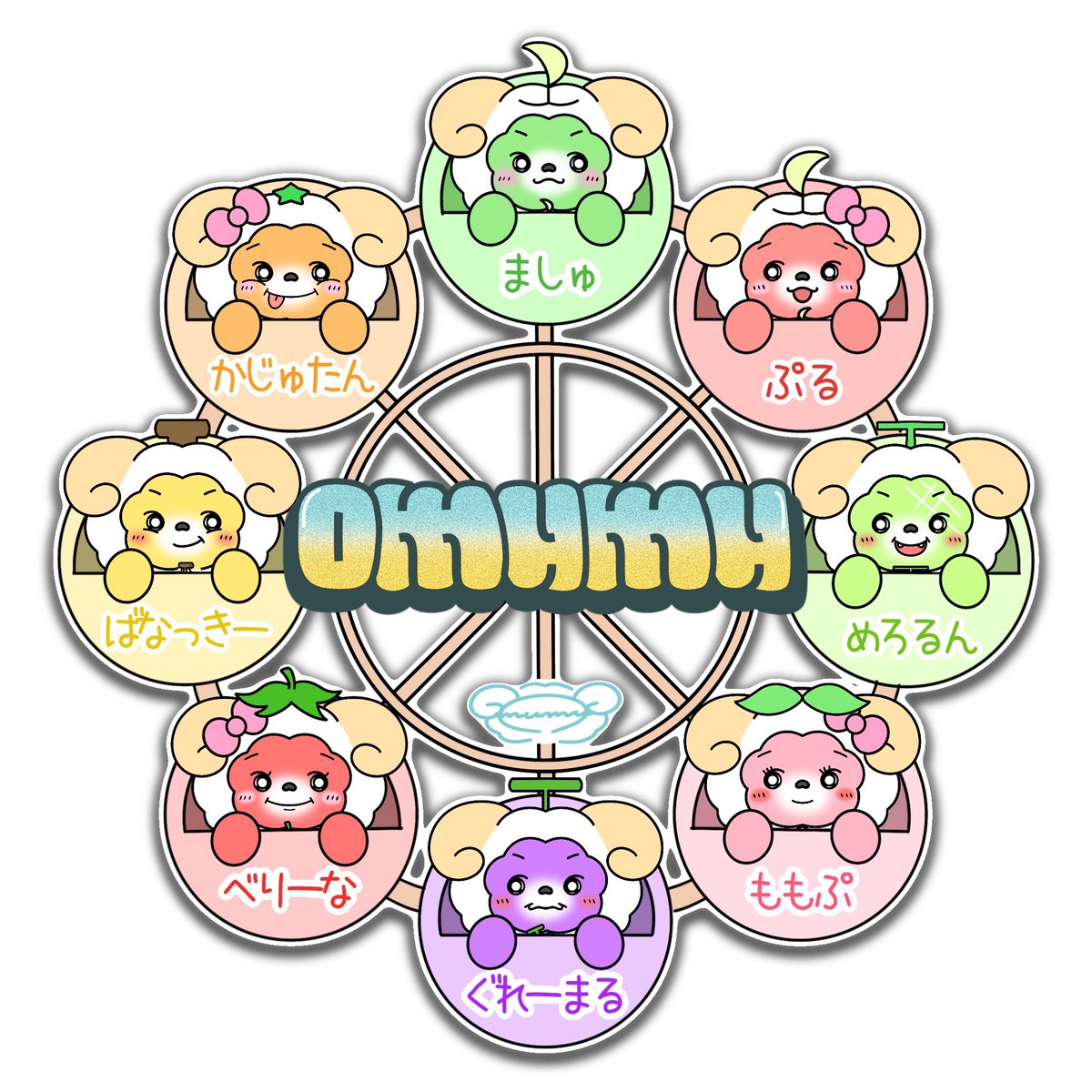 omumu_sheepple's tweet photo. 【🎡新ネームアート募集⋆⑅...✍️】

全オリキャラが観覧車に!!
抽選で3名様にプレゼント🎁

🐶参加条件🐶
フォローとRT必須⚠️

・名前（アルファベットのみ)
・文字色2色（カラーコードあり）

🐶締切🐶
7/20(月)23:59迄

#無償企画 https://t.co/GNvM2wANot