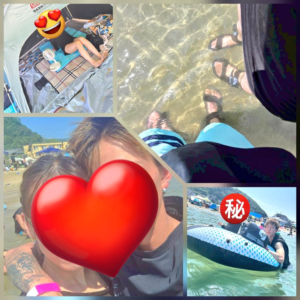 asahi_jm's tweet photo. 夏だーってことでみんなで　#海 https://t.co/bXuets2BRT