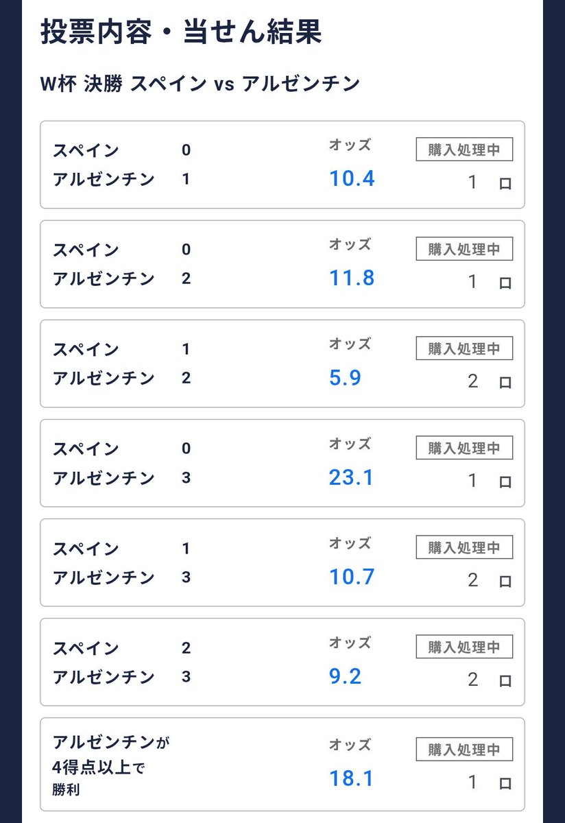 SophyA_773's tweet photo. アルゼンチンのことメッシしか知らないけどメッシってフランケルとかダンシングブレーヴとかエネイブルとかウィンクスみたいなもんでしょ？単勝5.9つくなら買いでしょ https://t.co/5BBXyNBj2B